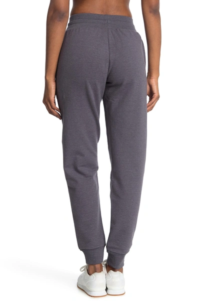 Shop Asics Essential Fleece Jogger Pants In Steel Grey