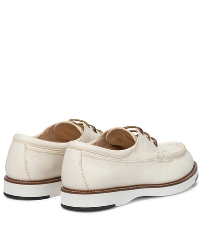 Shop Tod's Leather Shoes In White