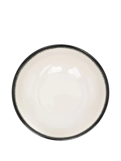 Shop Ann Deumelemeester X Serax Set Of Two High Plates In White