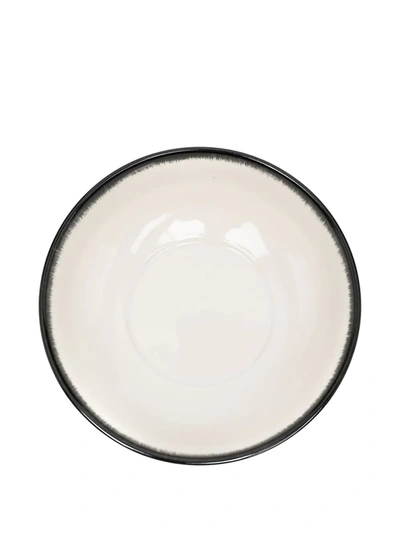 Ann Deumelemeester X Serax Set Of Two High Plates In White