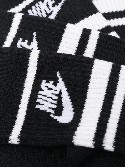 Shop Nike Essential Crew Socks Set In Black