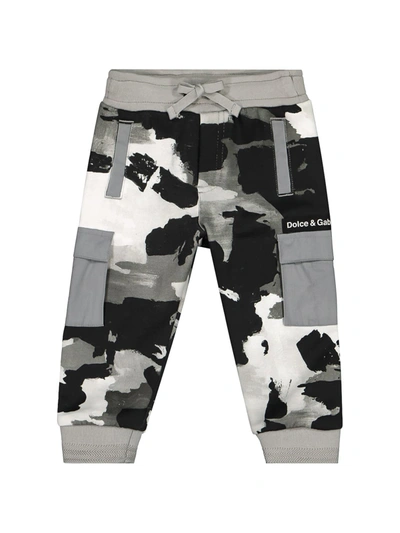 Shop Dolce & Gabbana Kids Sweatpants For Boys In Black