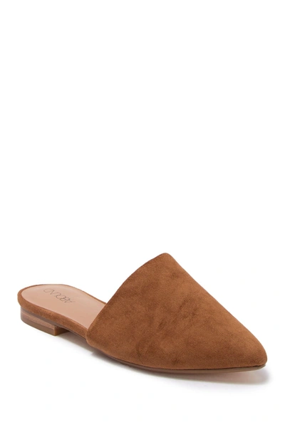 Shop Abound Amelya Pointed Toe Mule In Cognac Faux Suede