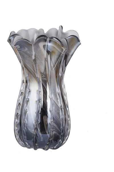 Shop R16 Home Tall Svirla Blown-glass Vase In Multi