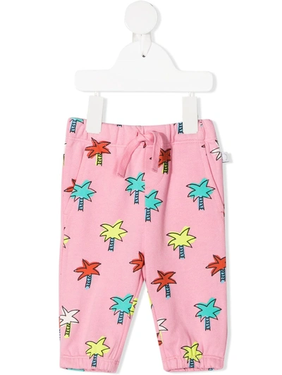 Shop Stella Mccartney Palm Tree-print Track Pants In Pink