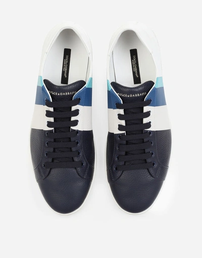 Shop Dolce & Gabbana Saint Tropex Sneakers In Printed Deerskin