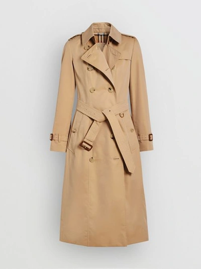 Shop Burberry The Long Chelsea Heritage Trench Coat In Honey