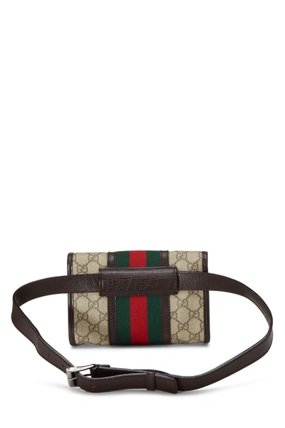 Pre-owned Gucci Original Gg Supreme Web Belt Bag