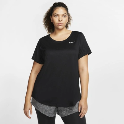 Shop Nike Women's Dri-fit Legend Training T-shirt (plus Size) In Black
