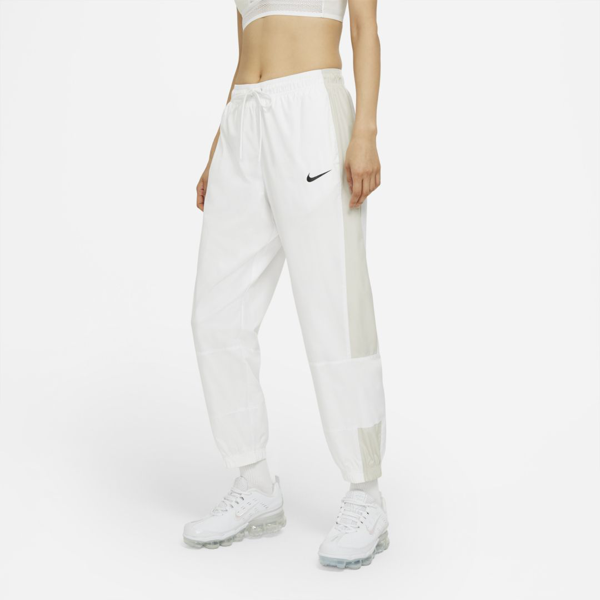 Nike Sportswear Repel Women's Woven Pants In White,light Bone,black |  ModeSens