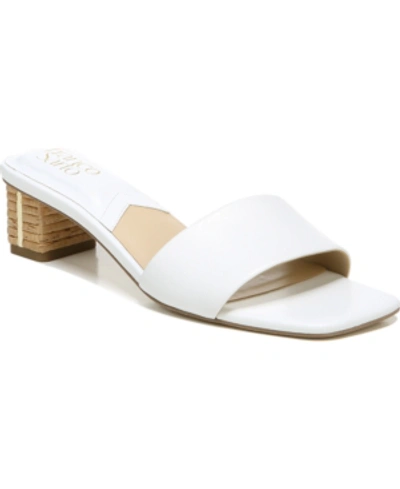 Shop Franco Sarto Cruella Slide Sandals Women's Shoes In White