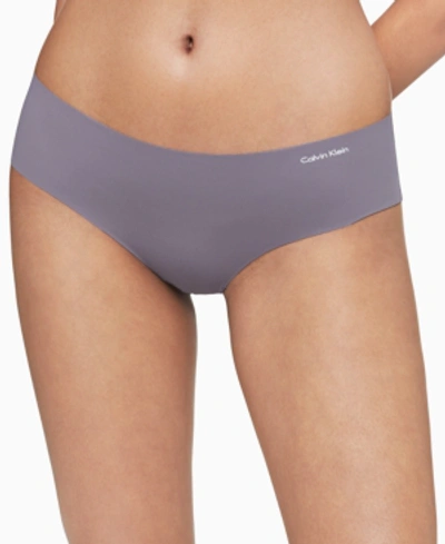 Shop Calvin Klein Invisibles Hipster Underwear D3429 In Purple Haze