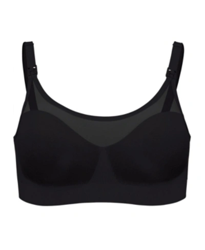 Shop Bravado Designs Body Silk Women's Seamless Sheer Nursing Bra In Black