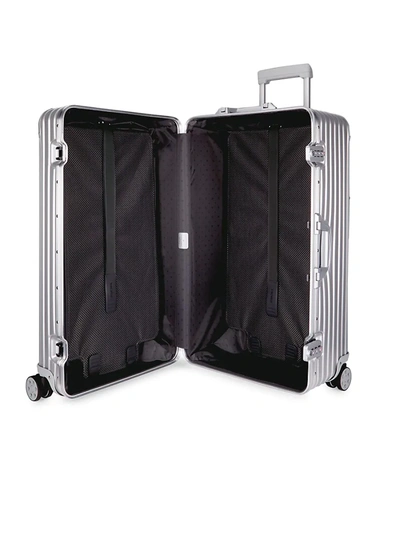 Shop Rimowa Original Trunk Case In Silver