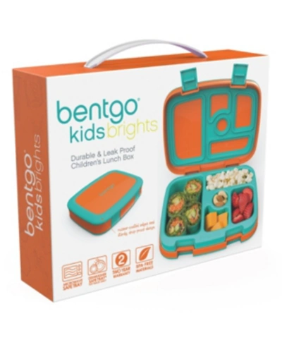 Shop Bentgo Kids Brights 5-compartment Bento Lunch Box In Orange