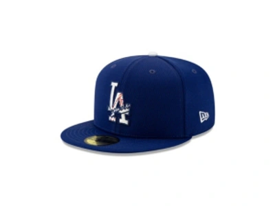 Shop New Era Los Angeles Dodgers 2021 Spring Training 59fifty Cap In Light Royal