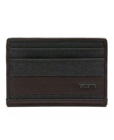 Shop Tumi Men's Alpha Slg Slim Card Case In Charcoal