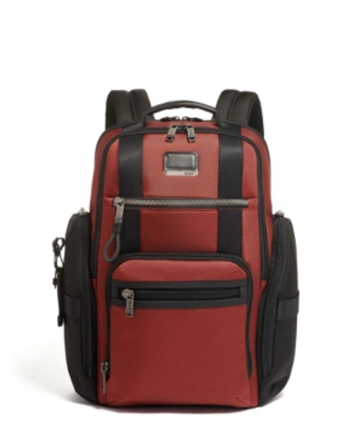 Shop Tumi Men's Alpha Bravo Sheppard Deluxe Backpack In Russet