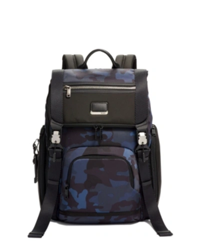 Shop Tumi Men's Alpha Bravo Lark Backpack In Navy Camouflage