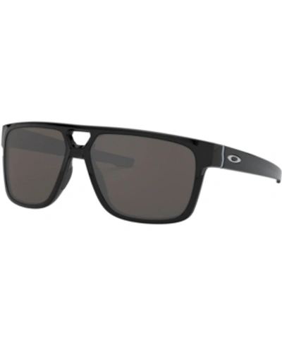 Shop Oakley Crossrange Patch Sunglasses, Oo9382 60 In Polished Black/warm Grey