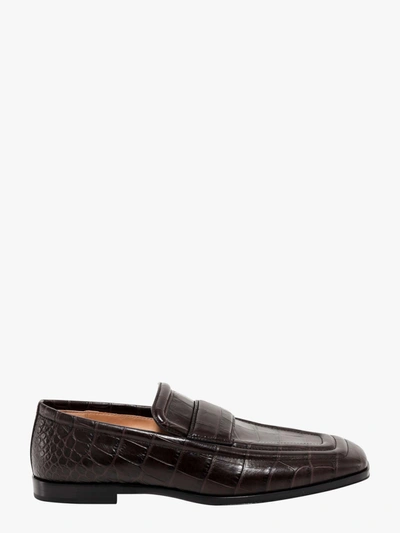 Shop Bottega Veneta Loafer In Brown