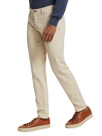 Shop Brunello Cucinelli Regular-fit Jeans In Canapa