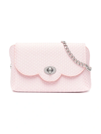 Shop Abel & Lula Textured Twist-lock Bag In Pink