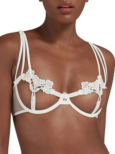 Shop Bluebella Nova Open Cup Bra In Ivory