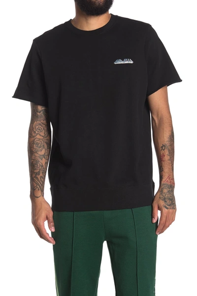 Shop Ovadia And Sons Ovadia Cut-off Crewneck Shirt In Black