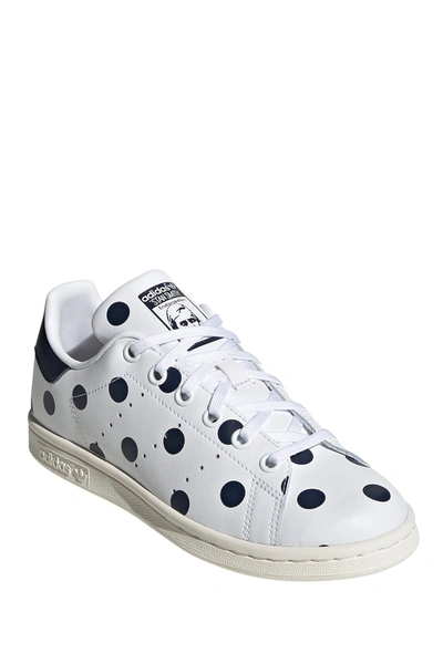 Adidas Originals Kids' Stan Smith Polka Dot Sneaker In Ftwwht/ftw | ModeSens