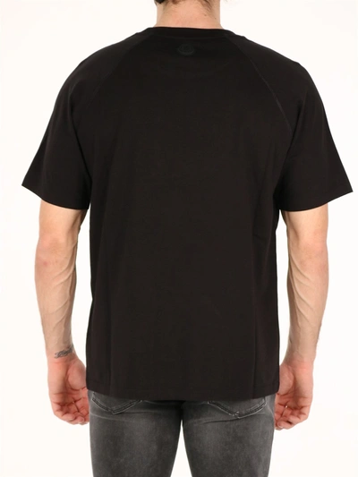 Shop Moncler Logo T-shirt Black