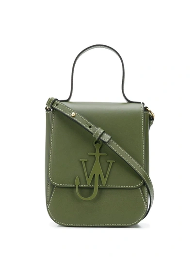 Shop Jw Anderson Anchor Top-handle Bag In Green