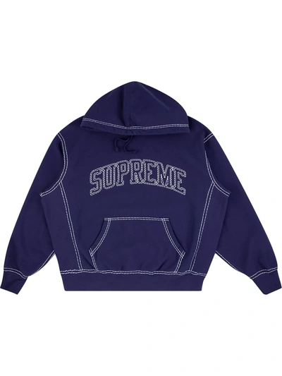 Supreme big stitch hoodie hotsell