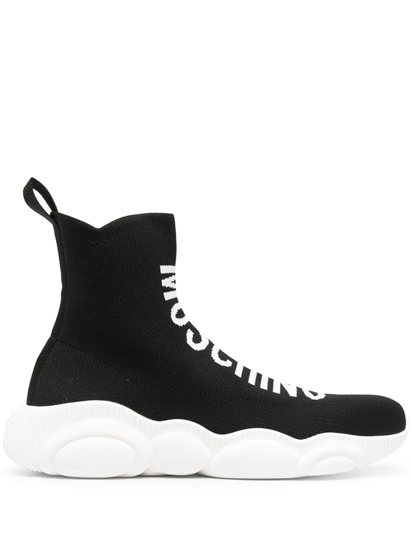 moschino high top sneakers womens
