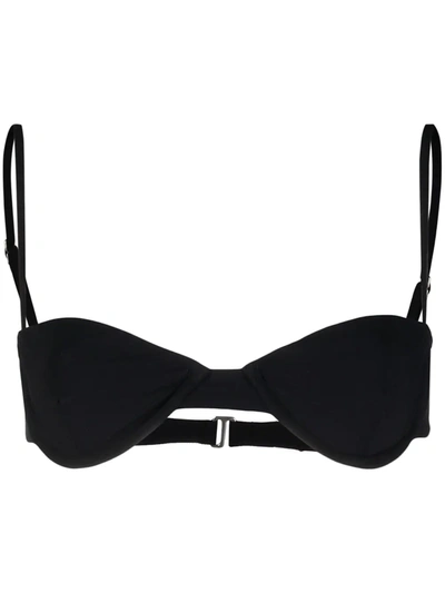 Shop Anemos Underwire Cup Bikini Bra In Black
