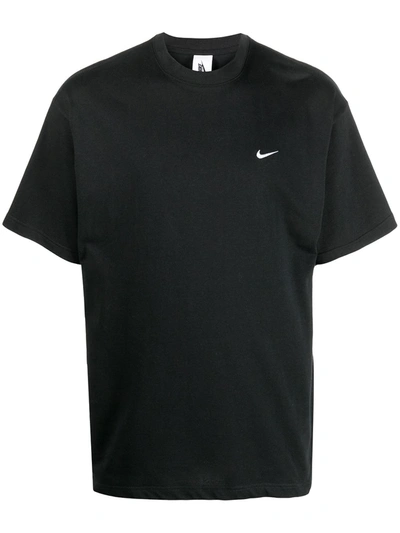 Shop Nike Lab Cotton T-shirt In Black