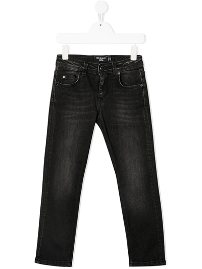 Shop Neil Barrett Mid-rise Skinny Jeans In Black