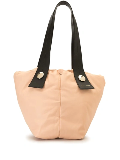 Shop Proenza Schouler Nappa-leather Tote Bag In Pink