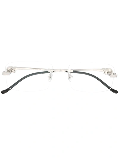 Cartier Panthere Glasses In Silver