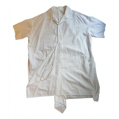 Pre-owned Yohji Yamamoto White Cotton  Top