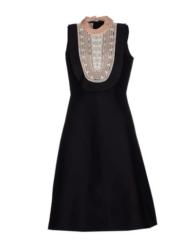 Valentino Knee-length Dress In Black