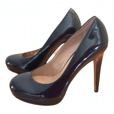 Pre-owned Vince Camuto Blue Patent Leather Heels