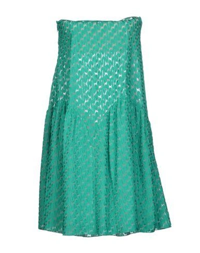 Shop Missoni Short Dresses In Green