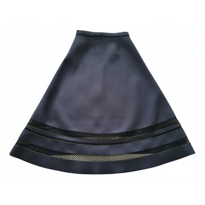 Pre-owned Dorothee Schumacher Navy Cotton Skirt