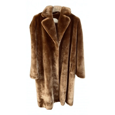 Pre-owned Tibi Brown Faux Fur Coat