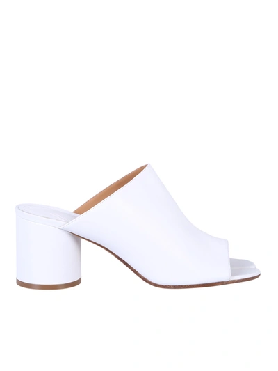 Shop Maison Margiela Tabi Sandals In White