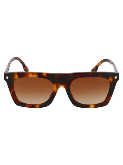 Shop Burberry Camron Sunglasses In 388413 Dark Havana