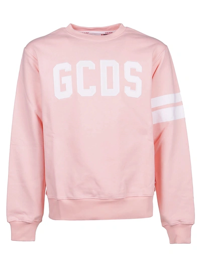 Shop Gcds Crewneck Logo In Pink