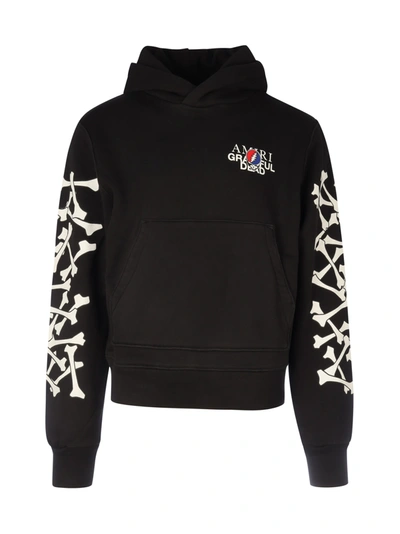 Shop Amiri Grateful Dead Bones In Black Black