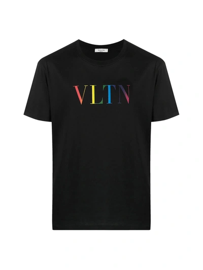 Shop Valentino Regular Print Vltn In T Black Multi